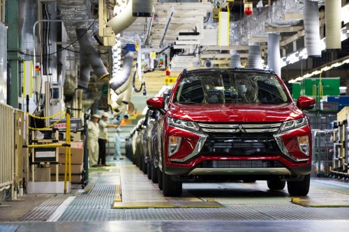 „Mitsubishi Eclipse Cross“ jau pakeliui į Europą
