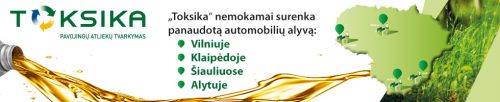 „Toksika“ nemokamai surenka aplinkai pavojingą panaudotą alyvą