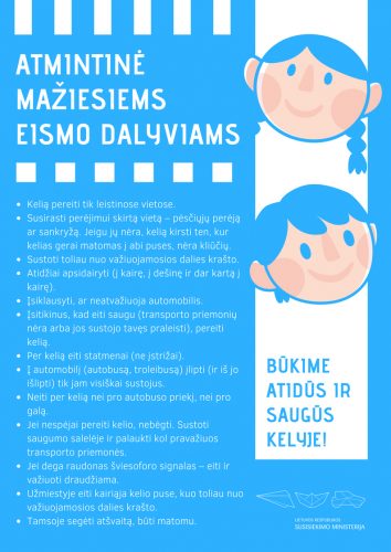 Susisiekimo ministras R. Masiulis: tėvų pavyzdys, kaip saugiai elgtis kelyje  –  pats svarbiausias