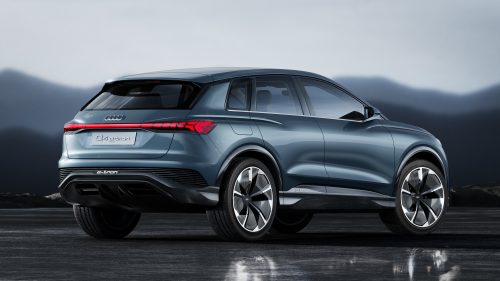Pirmasis žvilgsnis į koncepcinį „Audi Q4 e-tron“ elektromobilį