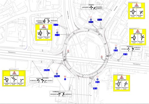 Dar daugiau Vilniaus žiedinių sankryžų – su aiškesniu ženklinimu