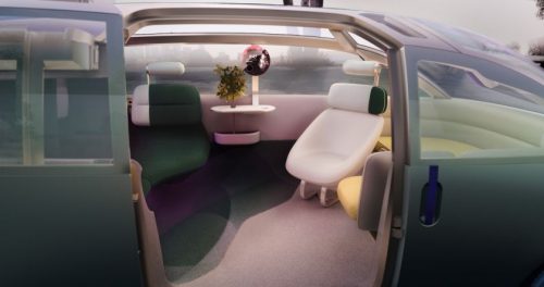 „Mini“ pristatė koncepcinį elektrinį automobilį, kuris transformuosis į kambarį ant ratų