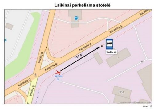 Dėl Verkių ir Kareivių gatvėse vykdomų darbų – eismo ir viešojo transporto judėjimo pokyčiai