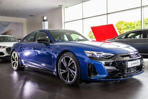 Lietuvoje pristatytas naujas „Audi e-tron GT“ elektromobilis