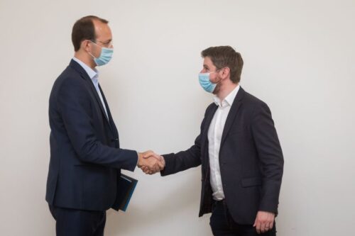 The Minister and Ryanair management discussed matters on investment opportunities in Kaunas airport