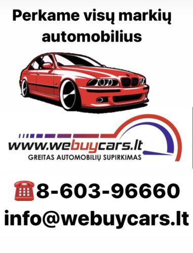 AUTOMOBILIU SUPIRKIMAS