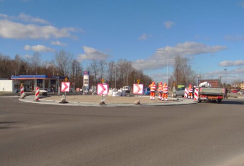 Panevėžyje gerinama europines magistrales jungiančių gatvių infrastruktūra