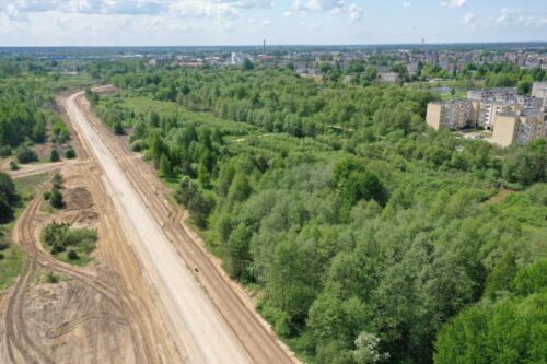 Tauragėje tiesiamas pietinis aplinkkelis – pirmą dalį numatoma baigti jau šiemet