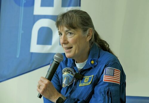 NASA astronautė VILNIUS TECH studentams: šiame universitete visus jaudina skrydžiai