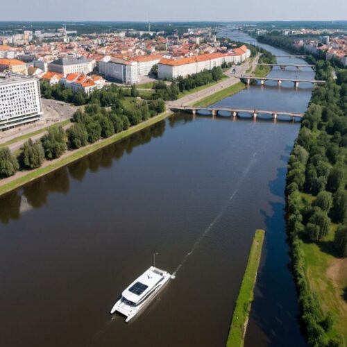 „Vilniaus viešasis transportas“: pasirašyta sutartis dėl elektrinių laivų tiekimo