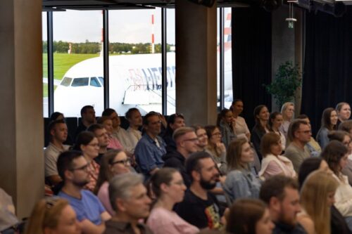 Vilniaus oro uosto konferencijų centro erdvė virto „Kino terminalu“