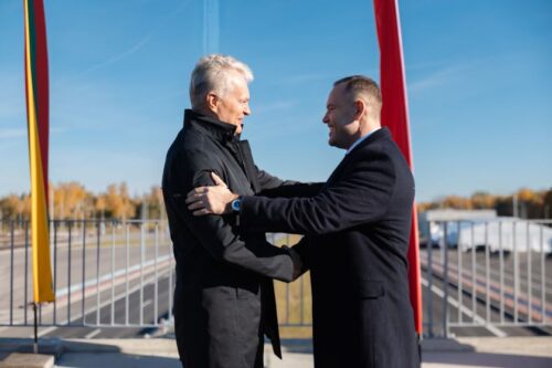Lietuvos ir Lenkijos Prezidentai atidarė automagistralę „Via Baltica“