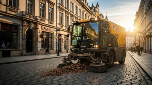 Tvarkingos teritorijos ištisus metus – kaip padeda šlavimo mašinos?