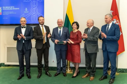 Susisiekimo ministras pasveikino Lietuvos verslo lyderius